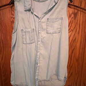 Workshop Republic Clothing Light Blue Denim Shirt